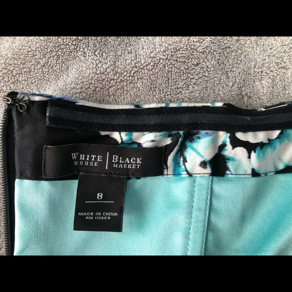 ❤️SOLD❤️HALTER DRESS BLACK, BLUES, TEALS FLOWER PRINT WITH SIDE SEAM POCKETS - Picture 14 of 14